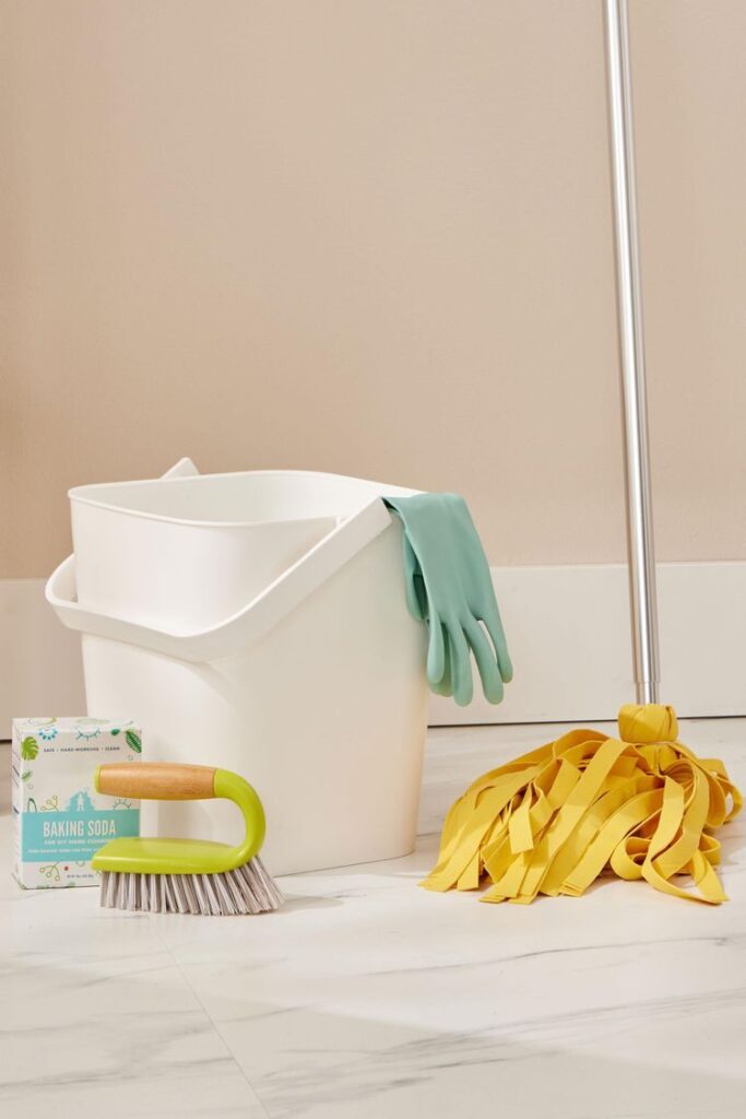 Cleaning Professionals using Cleaning Equipment