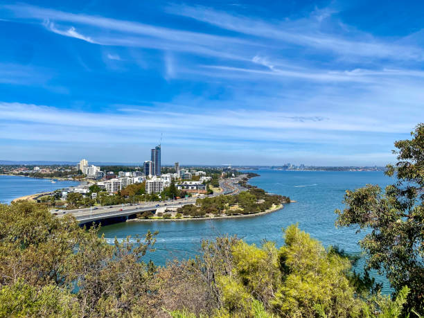 Beautiful Perth city on a sunny day