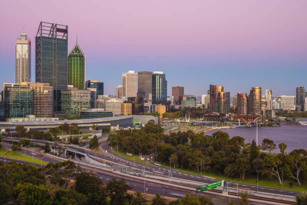 Night scene of Orelia Perth,
