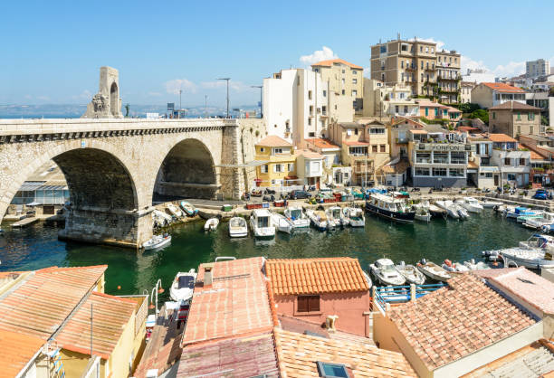 View of the port of the