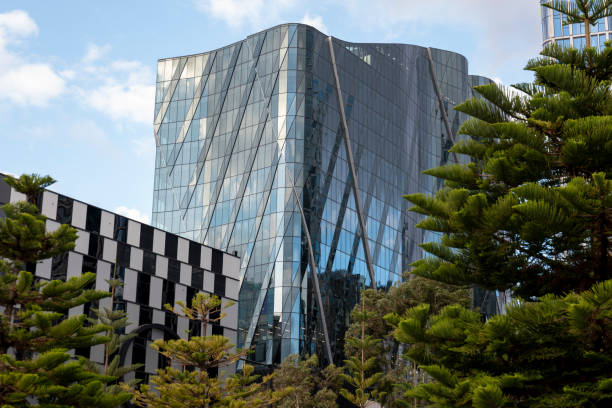 Contemporary office buildings