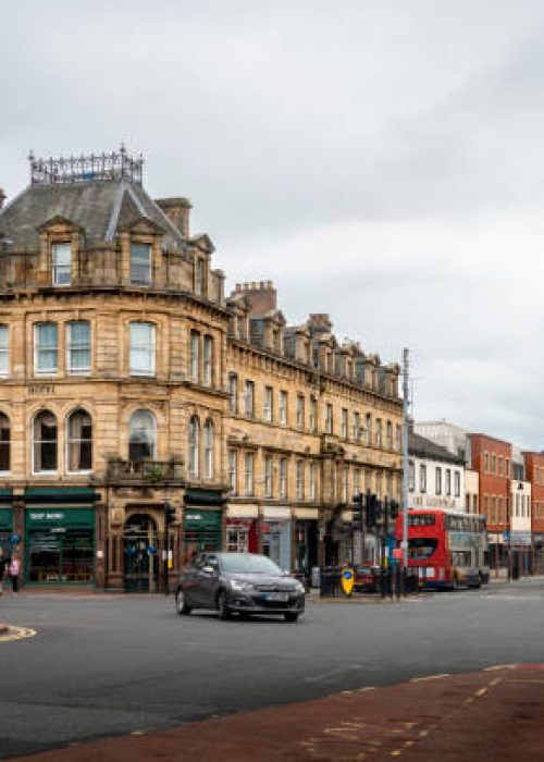 Carlisle, Street view of the city of Carlisle,