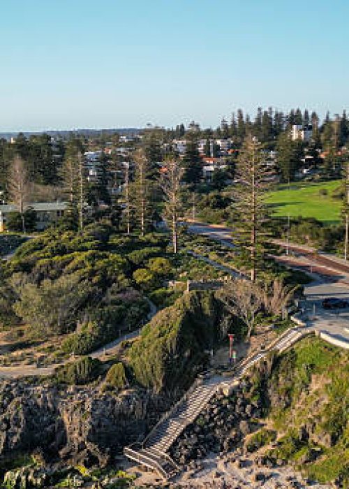 Aerial view of Bayswater, Western Australia.