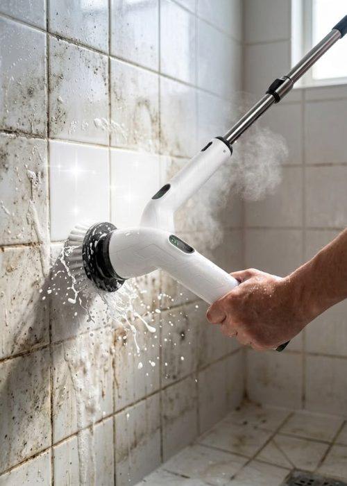 Expert using Cleaning Equipment