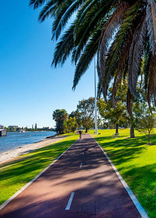 Mounts Bay Road Shared Path - Perth - Western Australia