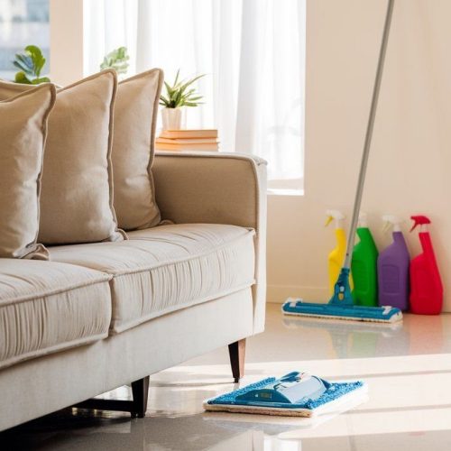 Professionally cleaned services